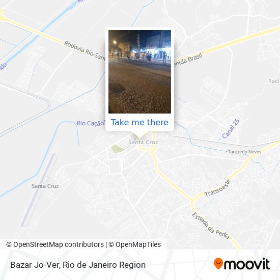 Bazar Jo-Ver map
