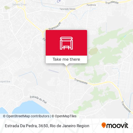 Estrada Da Pedra, 3650 map