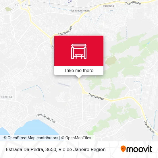 Estrada Da Pedra, 3650 map