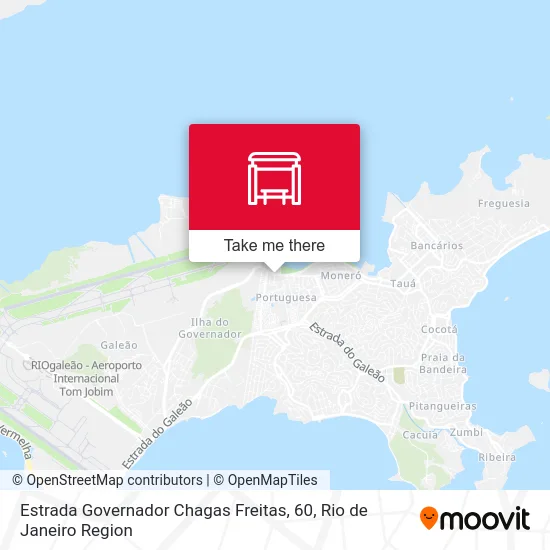 Estrada Governador Chagas Freitas, 60 map