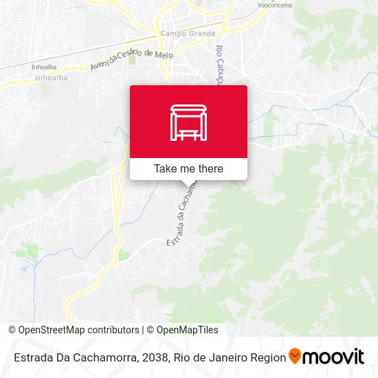 Estrada Da Cachamorra, 2038 map