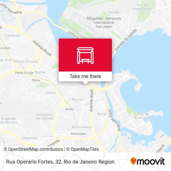 Rua Operário Fortes, 32 map