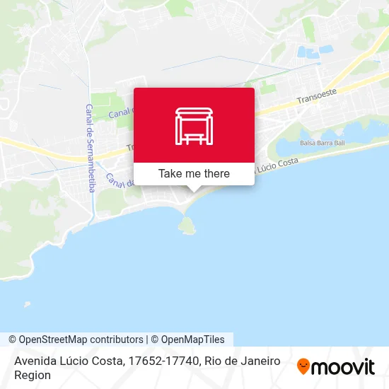 Avenida Lúcio Costa, 17652-17740 map