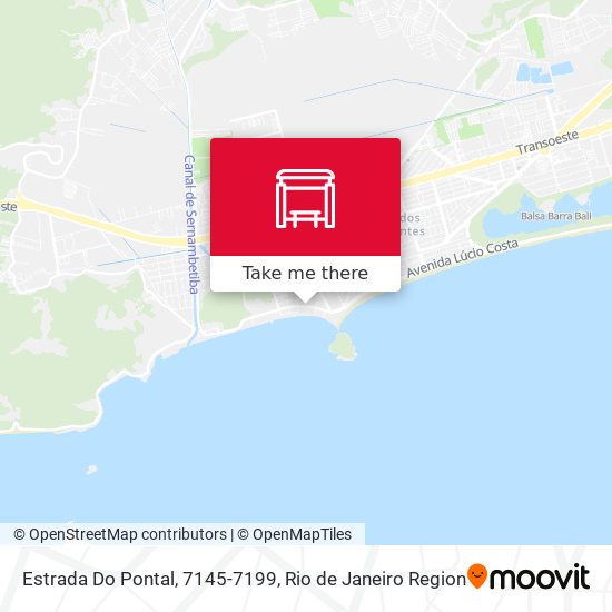 Estrada Do Pontal, 7145-7199 map