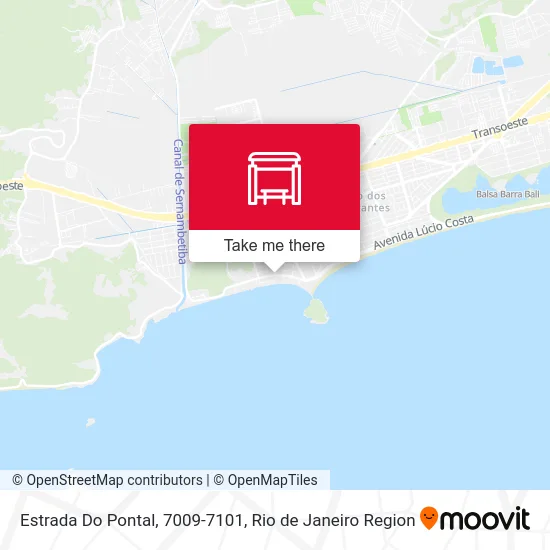 Estrada Do Pontal, 7009-7101 map