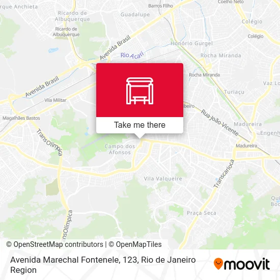 Avenida Marechal Fontenele, 123 map