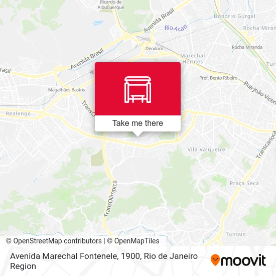 Avenida Marechal Fontenele, 1900 map