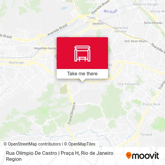 Rua Olímpio De Castro | Praça H map