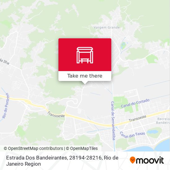 Estrada Dos Bandeirantes, 28194-28216 map