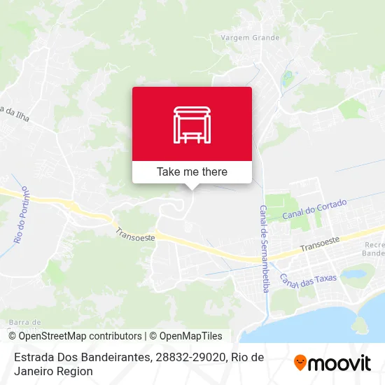 Estrada Dos Bandeirantes, 28832-29020 map