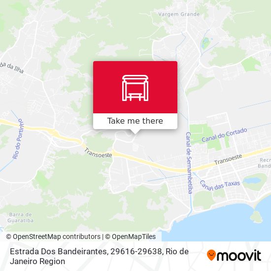 Estrada Dos Bandeirantes, 29616-29638 map