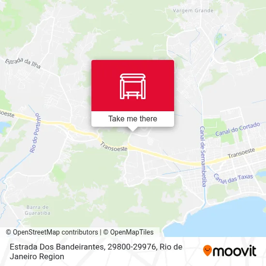 Estrada Dos Bandeirantes, 29800-29976 map