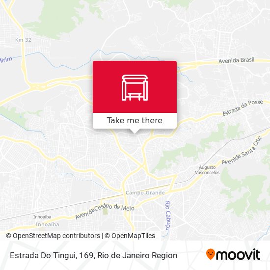 Estrada Do Tingui, 169 map