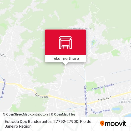 Estrada Dos Bandeirantes, 27792-27900 map