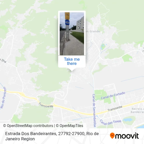 Estrada Dos Bandeirantes, 27792-27900 map