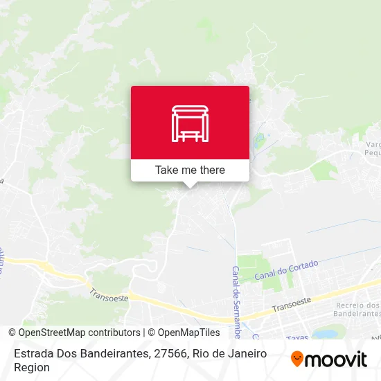Estrada Dos Bandeirantes, 27566 map