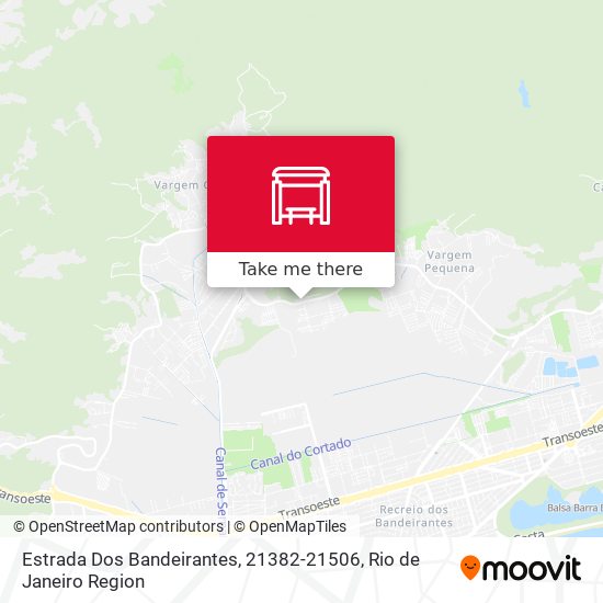 Estrada Dos Bandeirantes, 21382-21506 map