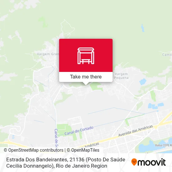 Estrada Dos Bandeirantes, 21136 (Posto De Saúde Cecilia Donnangelo) map