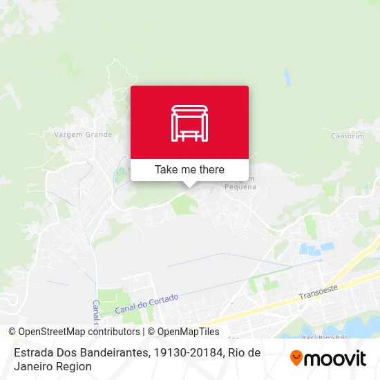 Estrada Dos Bandeirantes, 19130-20184 map