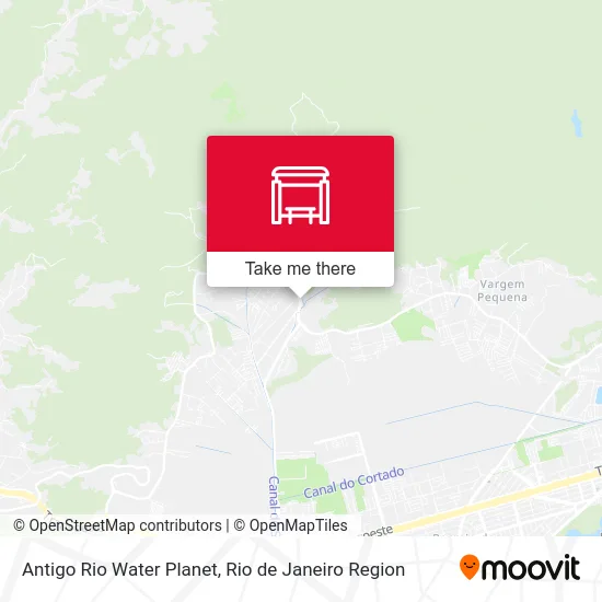 Antigo Rio Water Planet map