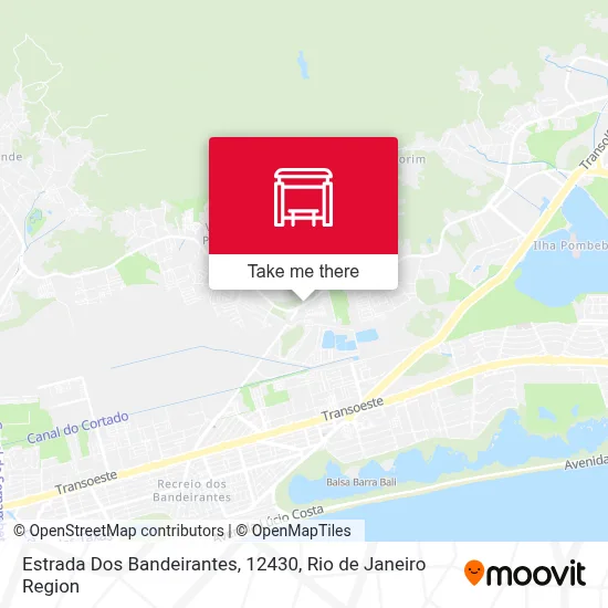 Estrada Dos Bandeirantes, 12430 map