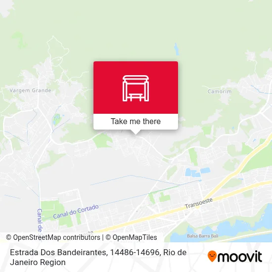 Estrada Dos Bandeirantes, 14486-14696 map