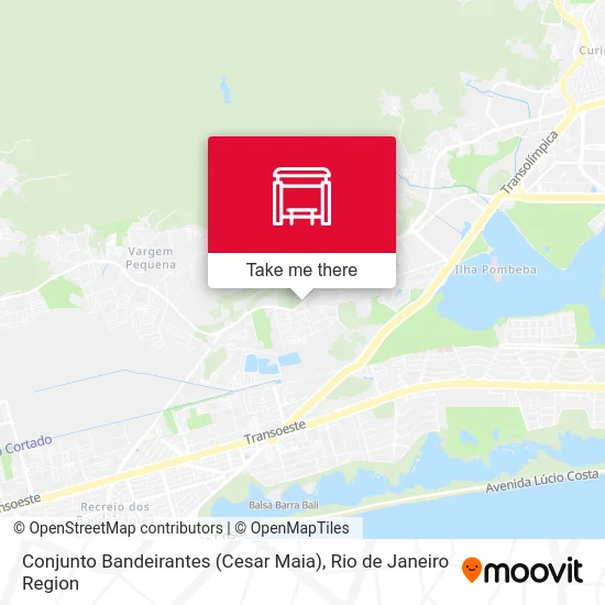 Conjunto Bandeirantes (Cesar Maia) map