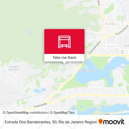 Estrada Dos Bandeirantes, 50 map