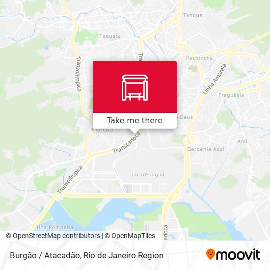 Burgão / Atacadão map