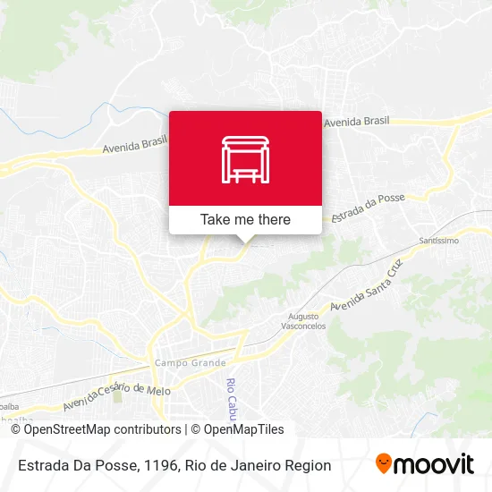 Estrada Da Posse, 1196 map