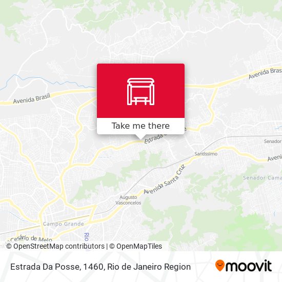Estrada Da Posse, 1460 map