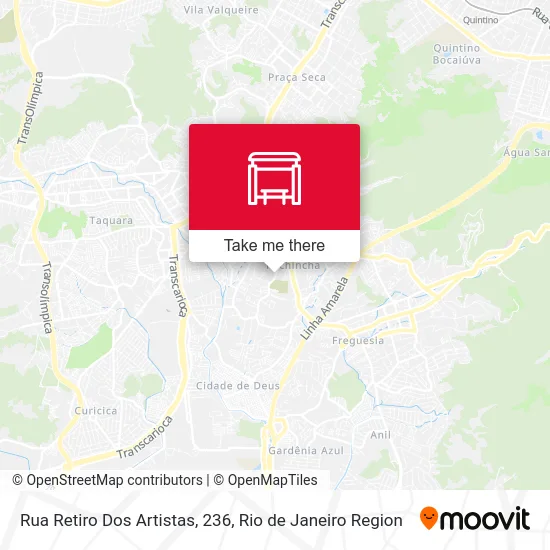 Rua Retiro Dos Artistas, 236 map
