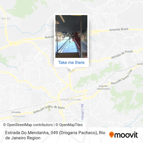 Estrada Do Mendanha, 349 (Drogaria Pacheco) map