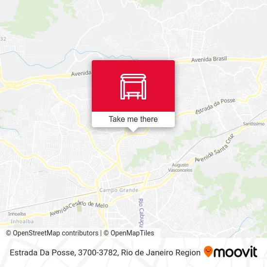 Estrada Da Posse, 3700-3782 map