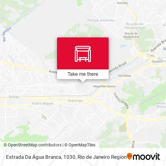 Estrada Da Água Branca, 1030 map