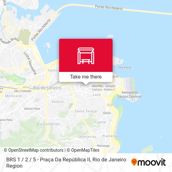 BRS 1 / 2 / 5 - Praça Da República II map