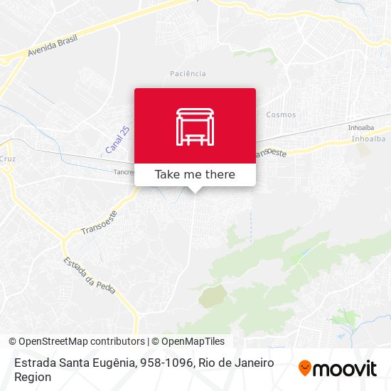 Estrada Santa Eugênia, 958-1096 map