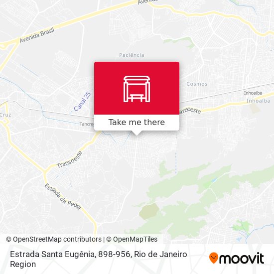 Estrada Santa Eugênia, 898-956 map