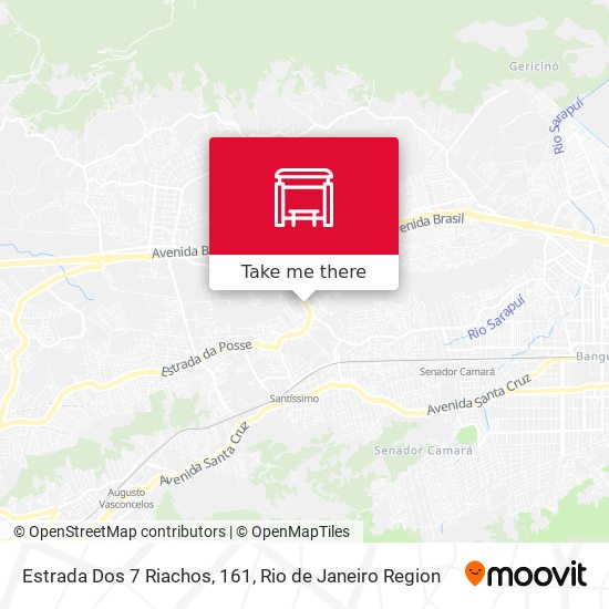 Estrada Dos 7 Riachos, 161 map