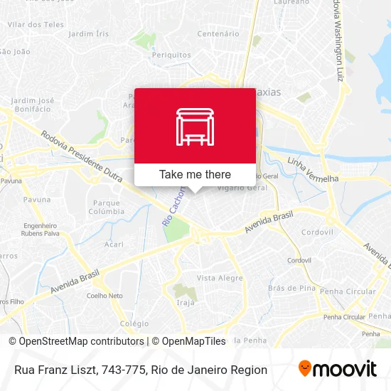 Rua Franz Liszt, 743-775 map