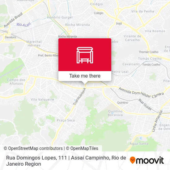 Rua Domingos Lopes, 111 | Assaí Campinho map