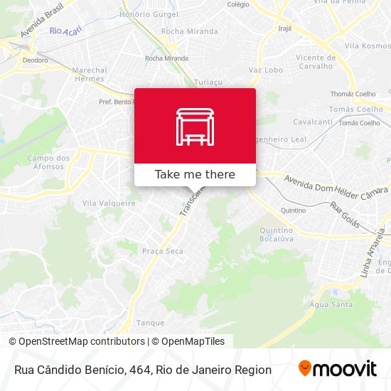 Rua Cândido Benício, 464 map