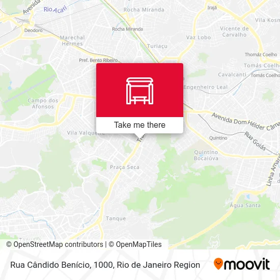 Rua Cândido Benício, 1000 map