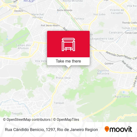 Rua Cândido Benício, 1297 map