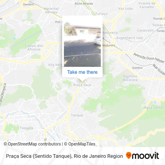 Praça Seca (Sentido Tanque) map