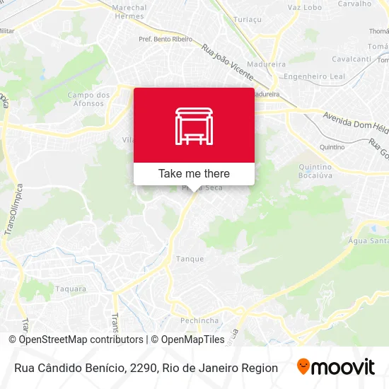 Rua Cândido Benício, 2290 map