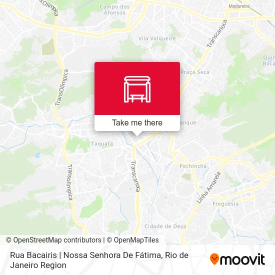 Rua Bacairis | Nossa Senhora De Fátima map