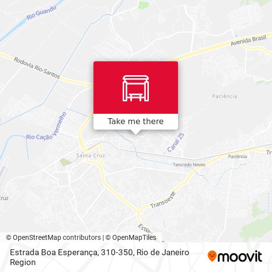 Estrada Boa Esperança, 310-350 map