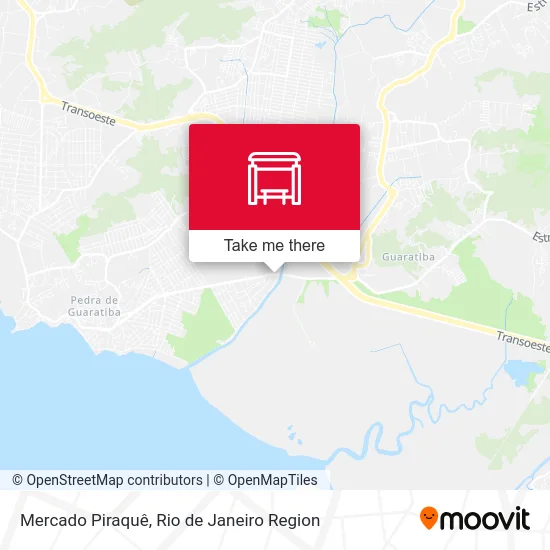 Mercado Piraquê map