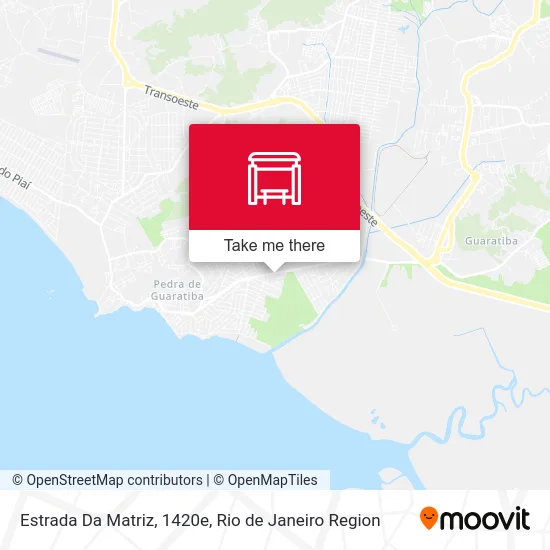 Estrada Da Matriz, 1420e map